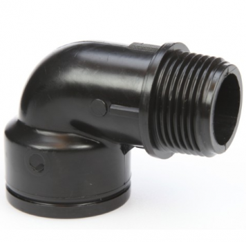 PP ¾" Winkel 90° AG/IG